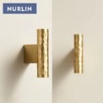 Luxury Hammered Texture Golden Cabinet Hardware - Image 2