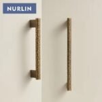 Luxury Hammered Texture Golden Cabinet Hardware - Image 3