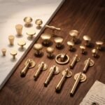 Brushed Brass Cabinet Knob and Pull Handle - Image 3