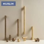 Luxury Hammered Texture Golden Cabinet Hardware - Image 4
