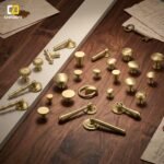 Brushed Brass Cabinet Knob and Pull Handle - Image 5