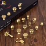 Brushed Brass Cabinet Knob and Pull Handle - Image 6