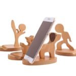 Wooden Animal Phone Stand