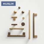 Luxury Hammered Texture Golden Cabinet Hardware
