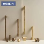 Luxury Hammered Texture Golden Cabinet Hardware - Image 6