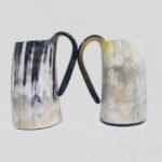 Real Horn Mug Pair