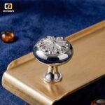Vintage Carved Floral Cabinet Knob - Image 5