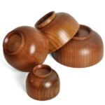 Solid Wood Kitchen Dining Bowl - Image 5