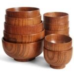 Solid Wood Kitchen Dining Bowl