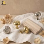 Vintage Carved Floral Cabinet Knob