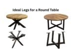 Round Live Edge Epoxy Resin River Table - Image 2