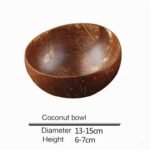 Handcrafted Natural Coconut Shell Bowl - Image 5