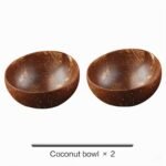 Handcrafted Natural Coconut Shell Bowl - Image 2
